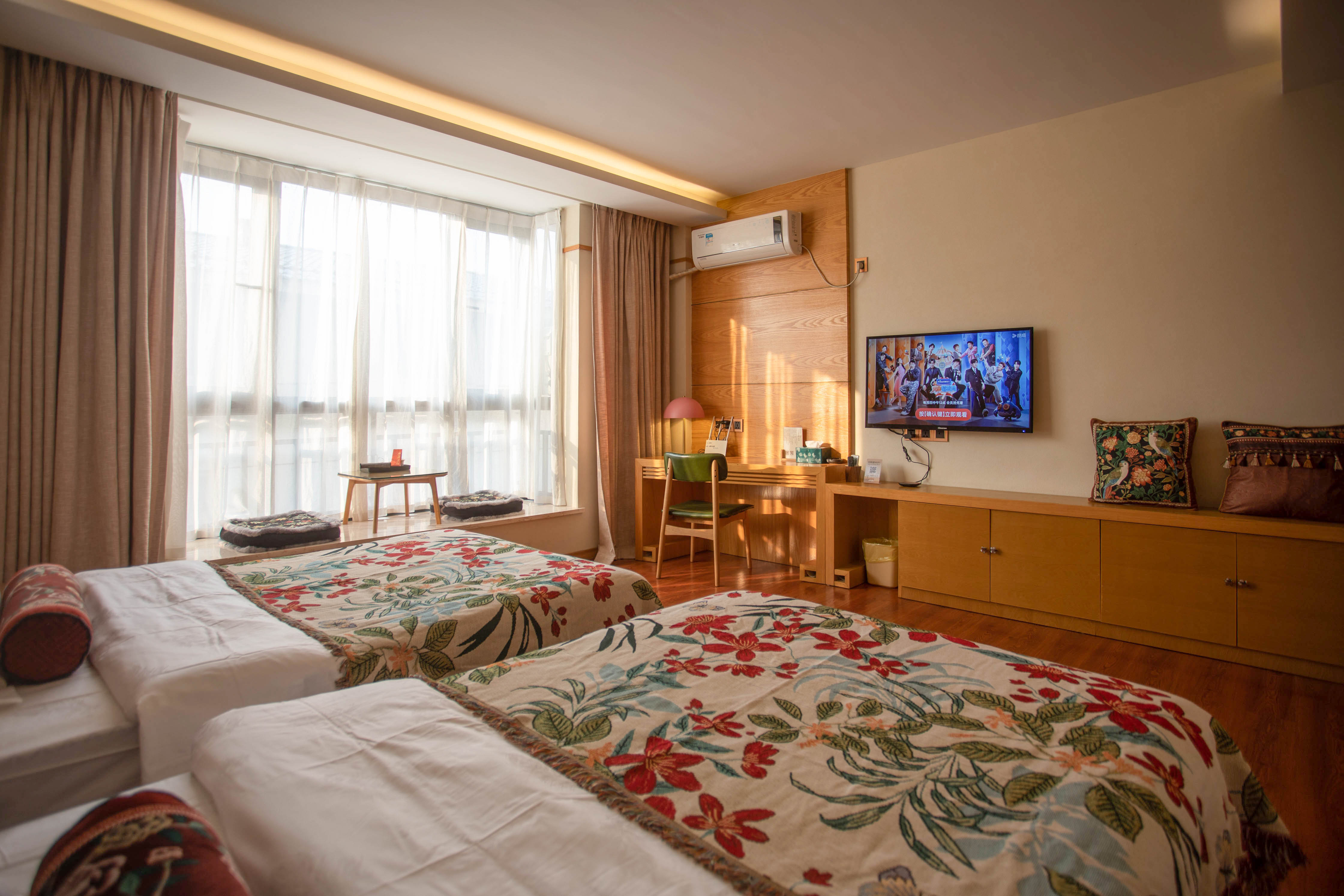 皓月千里双床房