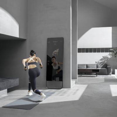 魔鏡私教健身大床房（觀景陽台+洗衣機冰箱+零壓床墊） 楓雨國際公寓（深圳福田華強北地鐵站店）優惠