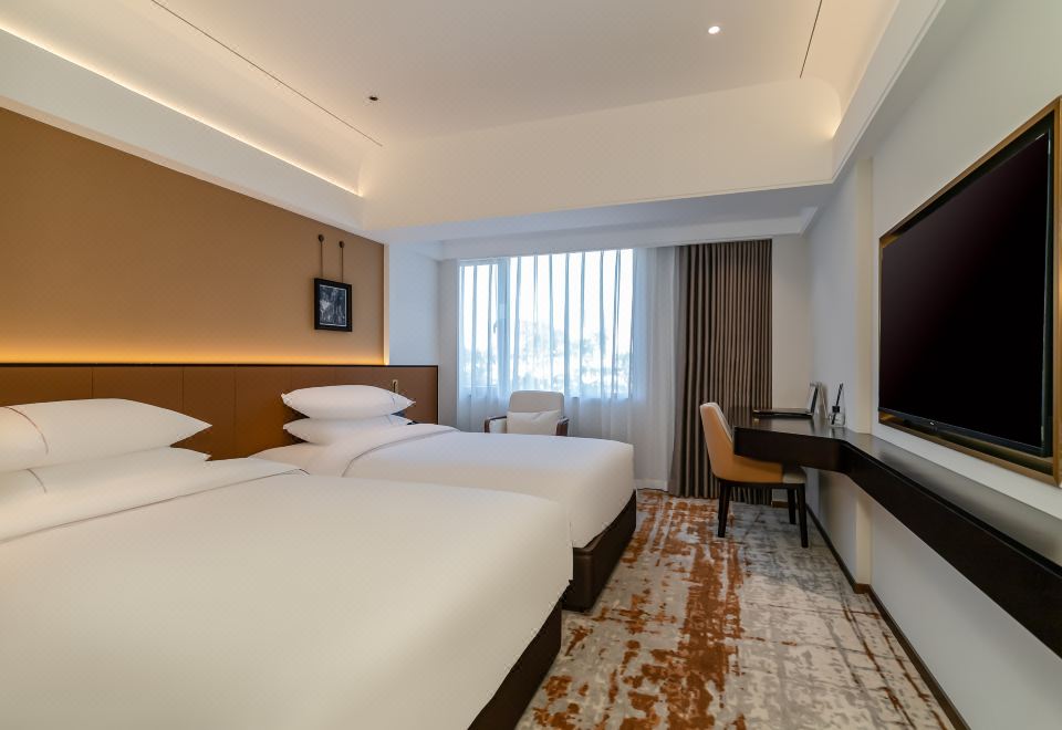 粤雅双床房-奢睡体验+享太空记忆棉床垫