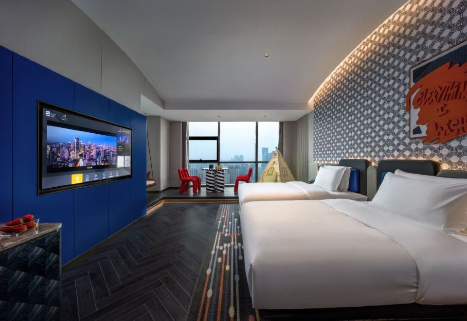 城景·彩鉛學堂親子秋千雙床房