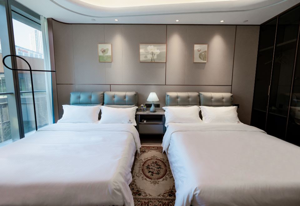 豪華雙床房（博世洗衣機│唯寶智能衞浴│高儀化粧鏡）