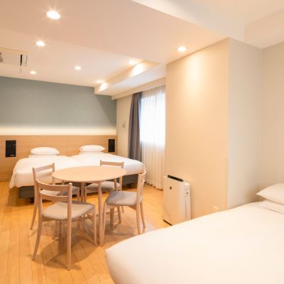 家庭雙床+大床房 禁菸 北海道札幌大通柔婕閣飯店優惠