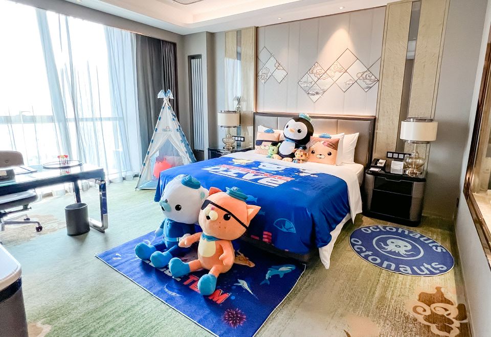 海底小縱隊主題房（小童主題+深睡床墊+靜音加濕器）