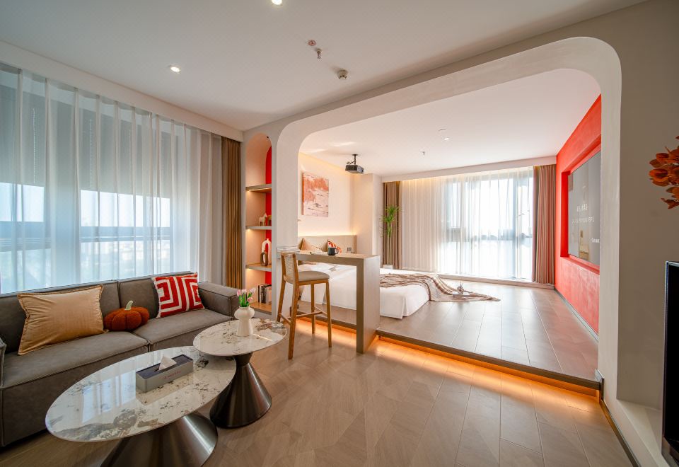 紅山｜甄選大床房｜巨幕觀影+全屋智能+零壓床墊