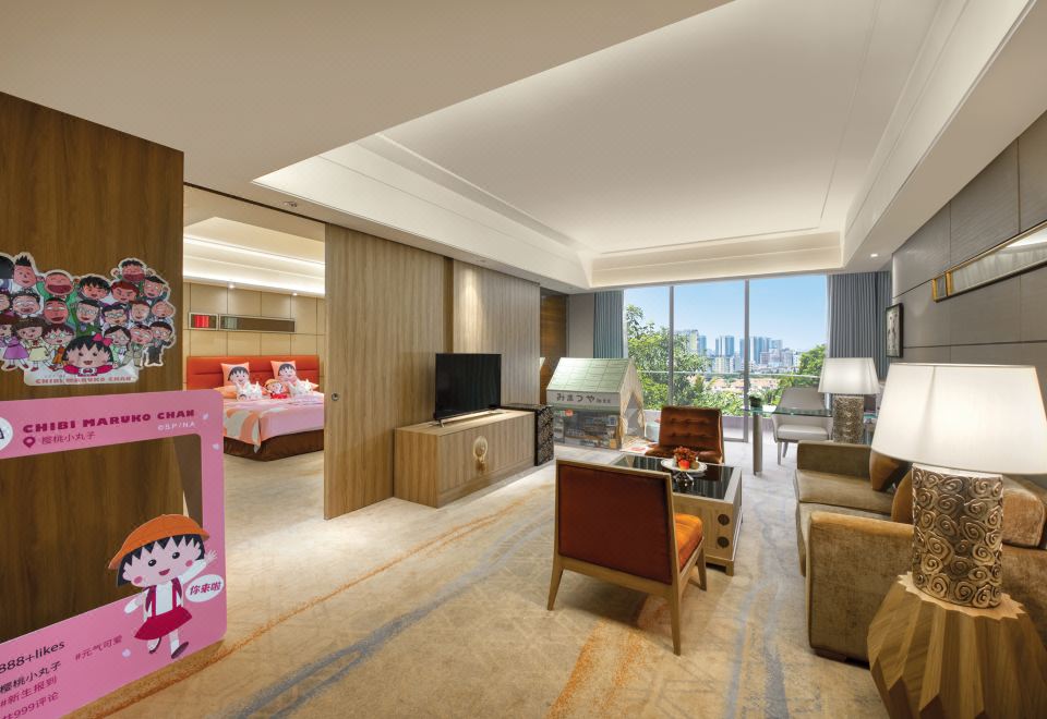 樱桃小丸子亲子主题套房