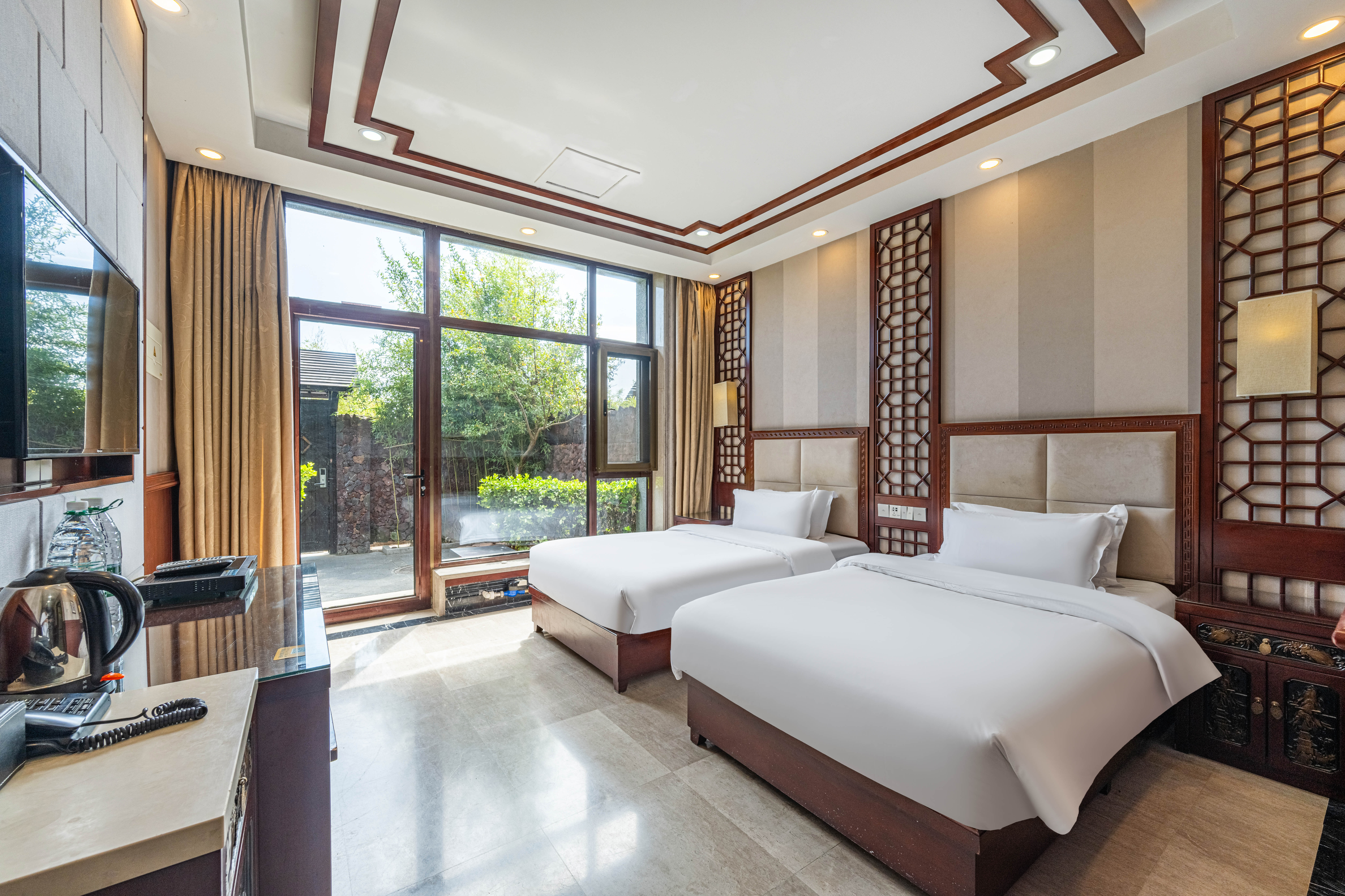 中式石院私汤房