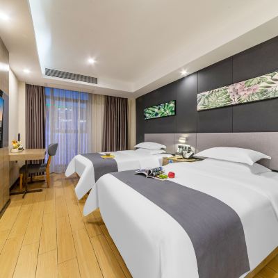 悅美雙床房｜觀城景 悅美四季飯店（深圳寶安國際機場T3航廈店）優惠