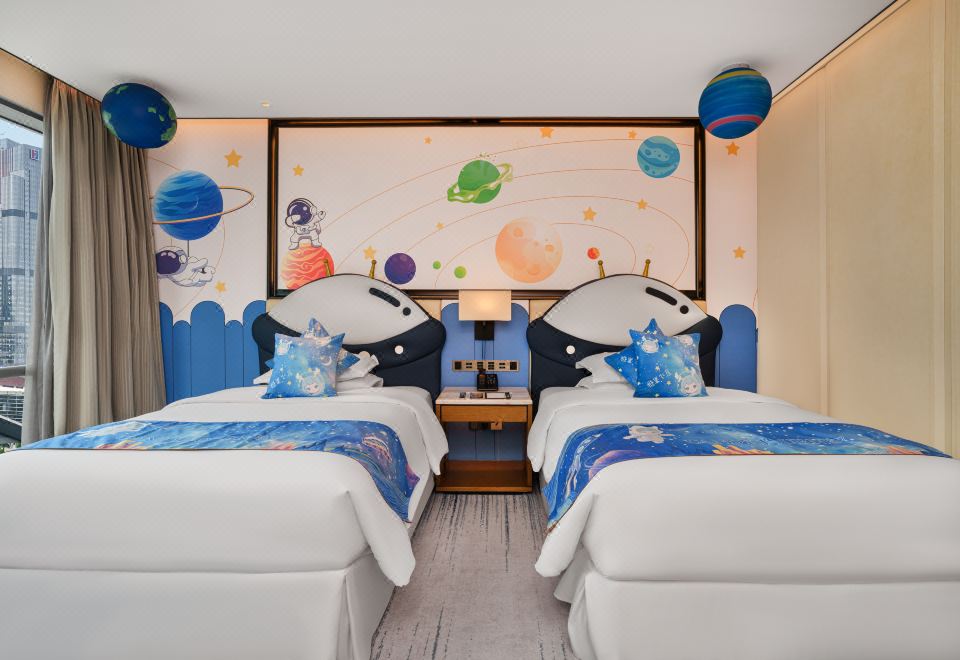 星際主題雙床房