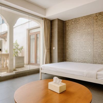 騎樓丨院景親子房 海口騎樓還客1921精品民宿優惠