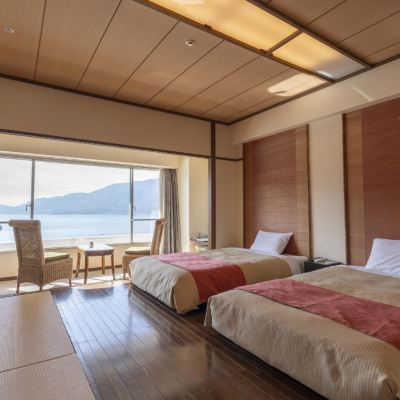 現代化雙床房-禁菸 小豆島海灣度假飯店優惠