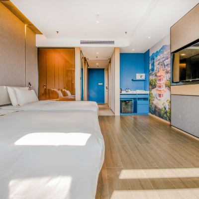 行政雙床間（深睡體驗+裸棉床品+小冰箱） 中山坦洲亞朵飯店優惠