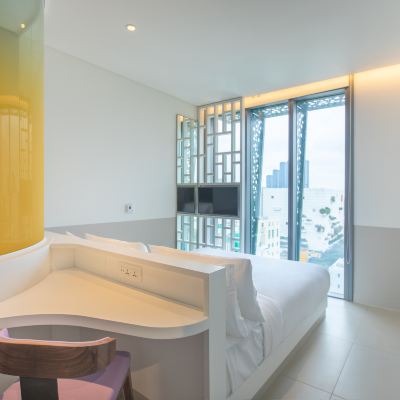 Wink Lite高層城景大床房 峴港河畔溫克飯店優惠