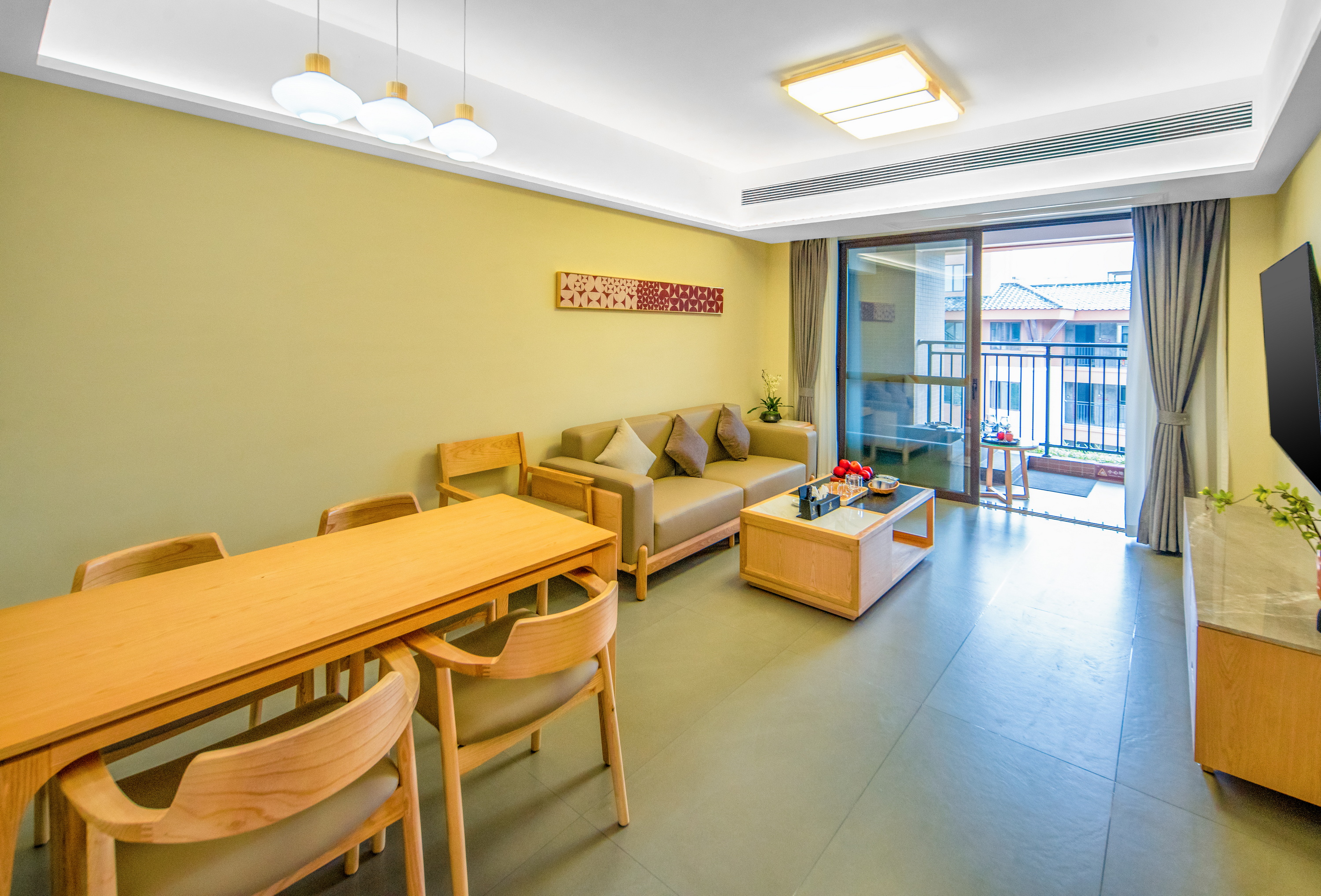 悦泉居两房一厅温泉套房I独立泡池