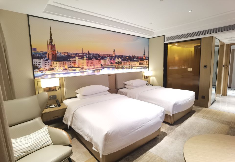 豪华双床房（智能客控+养生床垫+电视投屏）