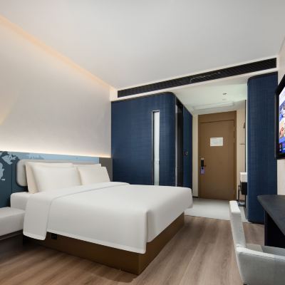 標準大床房 廣州琶洲會展廣州塔地鐵站輕居飯店優惠