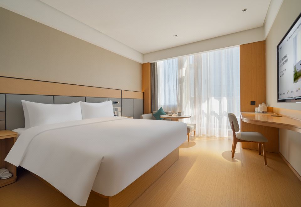 高级大床房【舒适采光|金可儿床垫|拾趣茶具】