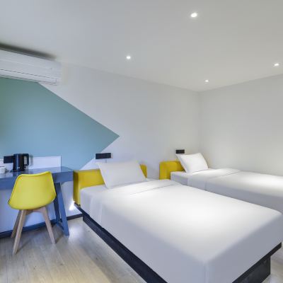 易致雙床房（對外窗） 易佰飯店（福州火車站店）優惠