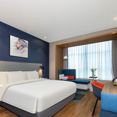 幾木大床房（深睡枕Pro +投屏電視+小冰箱） 杭州濱江星光大道亞朵飯店優惠