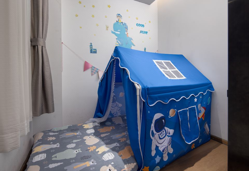 逸趣·宝贝喜欢家庭房｜帐篷·小木马·独立小童房｜