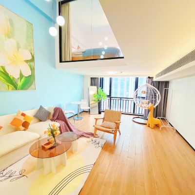 歡聚一堂-LOFT機麻不連通3+3六居套房-洗衣機冰箱 珠海亦見飯店（拱北口岸珠海站店）優惠