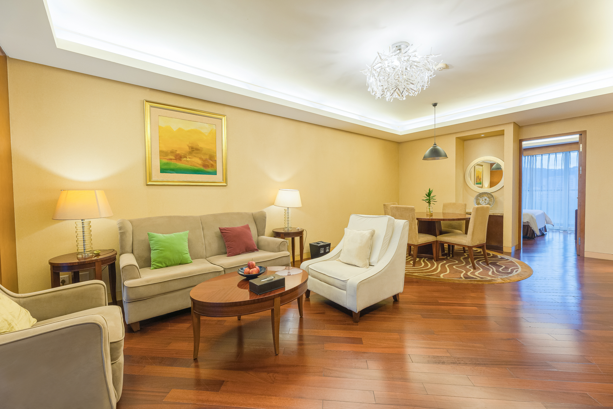 景观两卧室套房