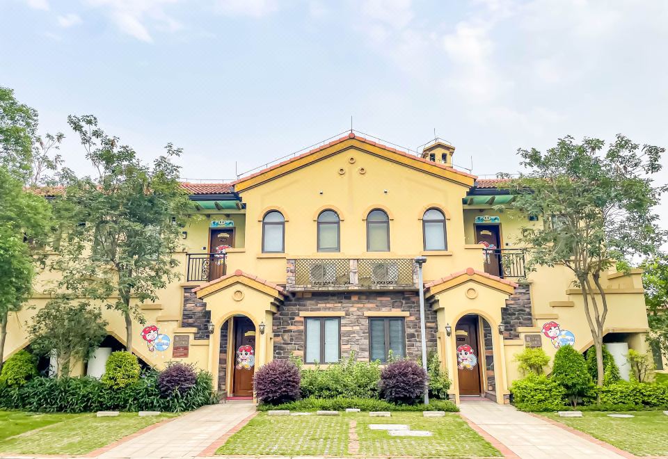 Yuetianxia Hot Spring HotelArea B Zhu Zhu Xia Waterside Hot Spring Three-Bedroom Villa - Garden Tub