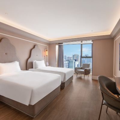 高級雙床房（繁華都市城景+雨淋頂噴+智能投屏） 成都太古裏春熙美居酒店優惠