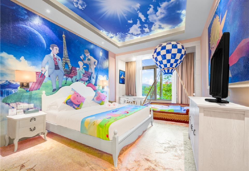 巴黎親子房?童趣巴黎熱氣球主題&智能玩具互動
