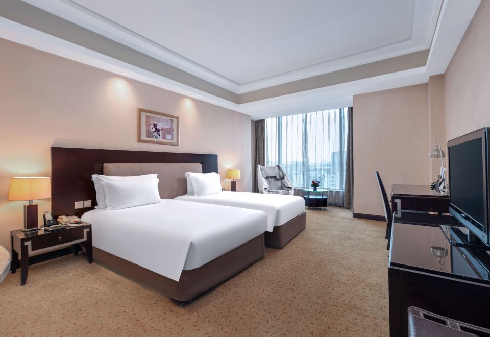 商務樓舒緩減壓雙床房