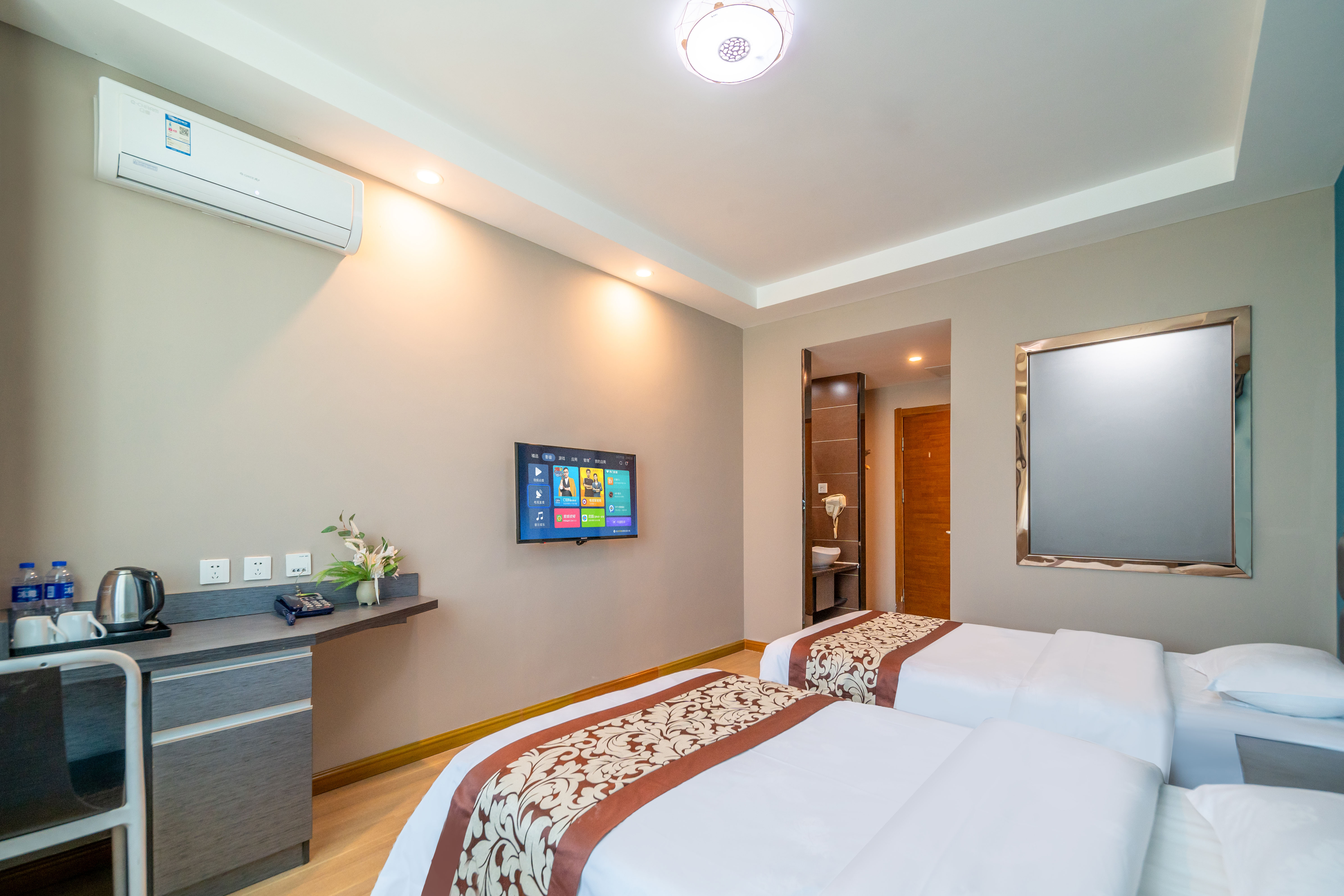悦享·商务双床房|零压床品|独立空调