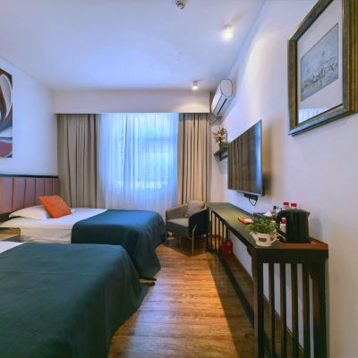 為笑.天台觀景小院旁的雙床房【零壓床墊＋日出晚霞】 圈圈裡·海濱花園度假民宿（深圳大鵬較場尾店）優惠