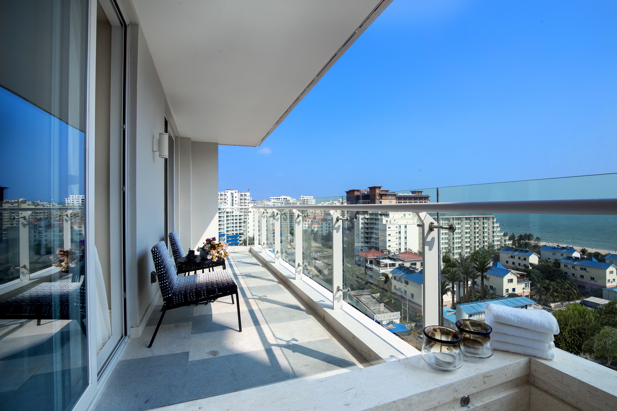 豪华海景双卧套房