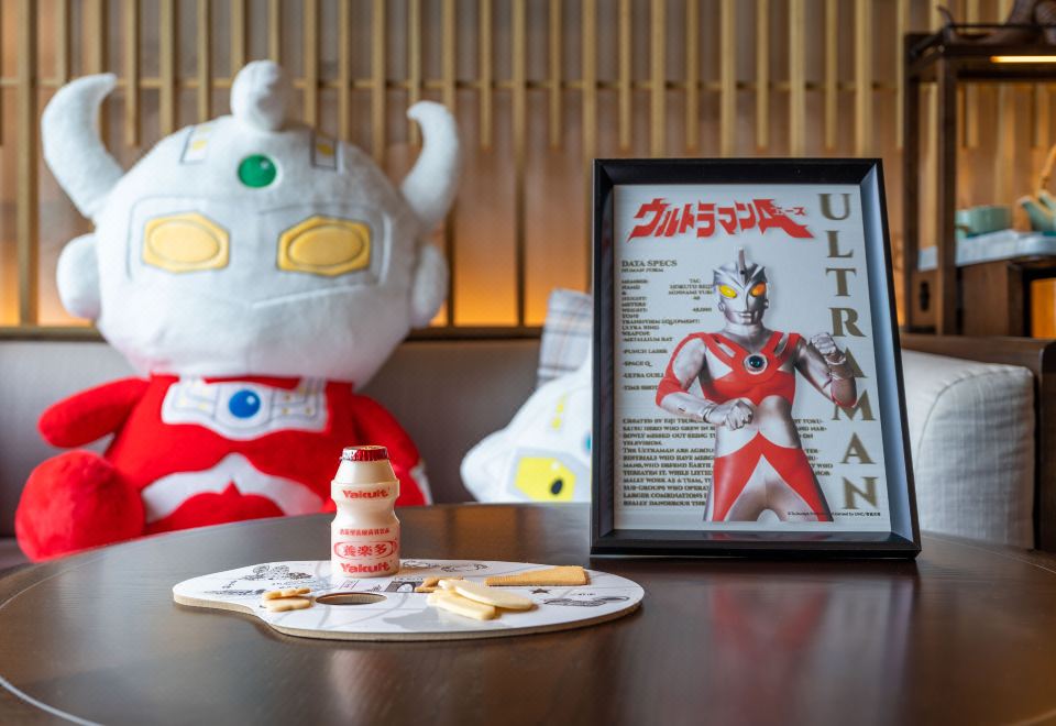 奥特曼亲子主题园景大床房