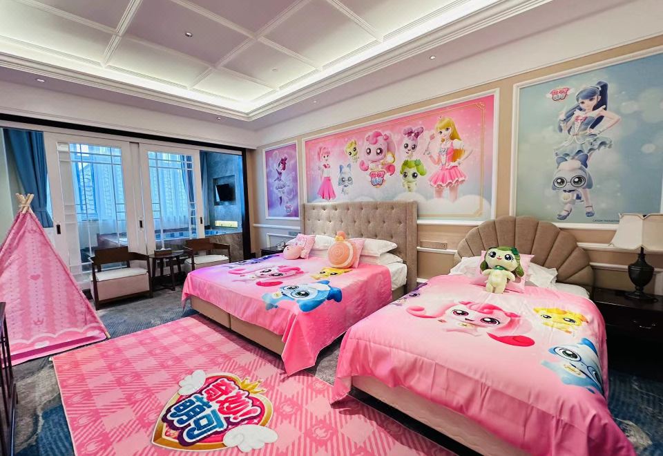 Baihualin Hot Spring Valley HotelQi Miao Meng Ke Theme Family Room