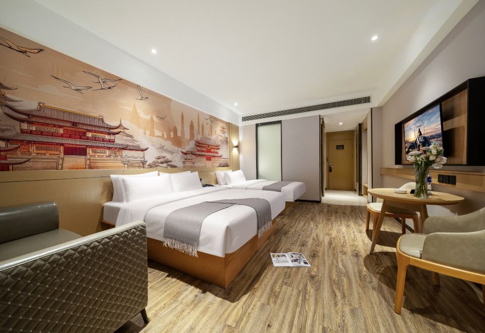 乐享亲密家庭房（智能客控+落地大窗+遮光窗帘）