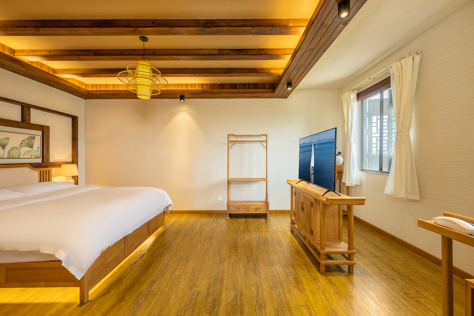 Bo Lian Chen Inn荷塘一室一厅大床房