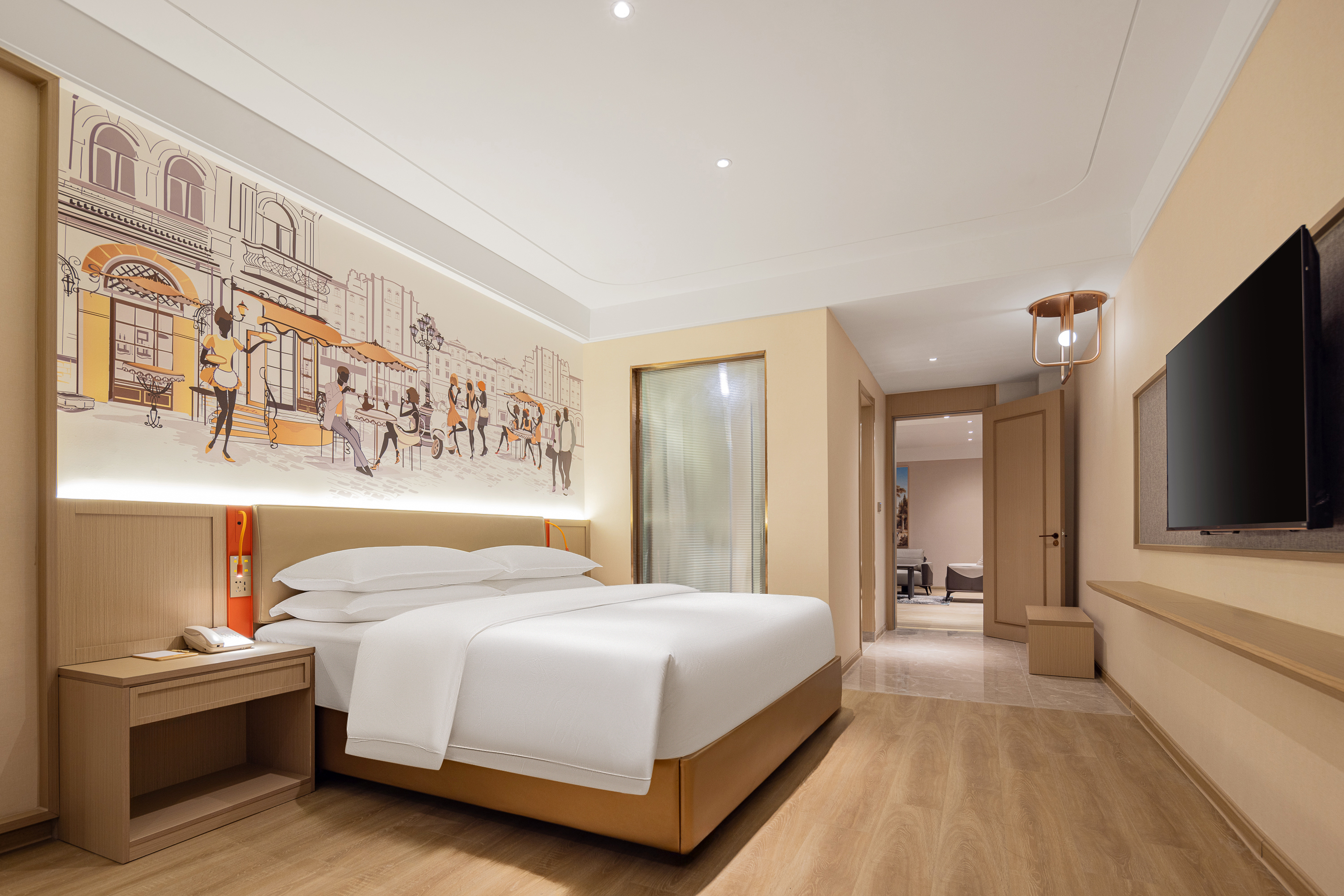 山景大床房（180°觀景.超大床）