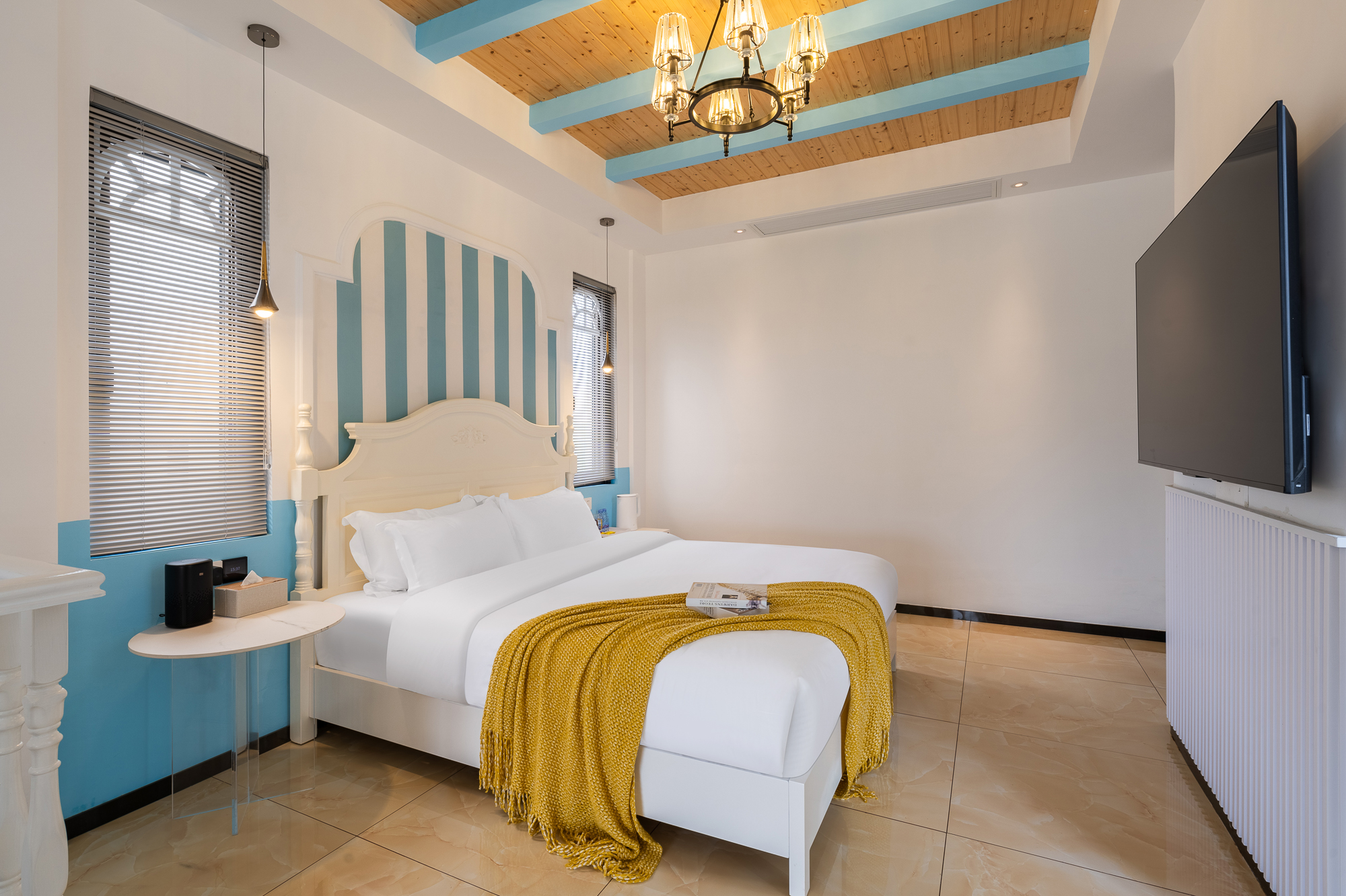 地中海风·园景亲子房