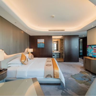 豪華套房【豪華浴缸】【空氣凈化器】【智能馬桶】 濮院F景瀾飯店優惠