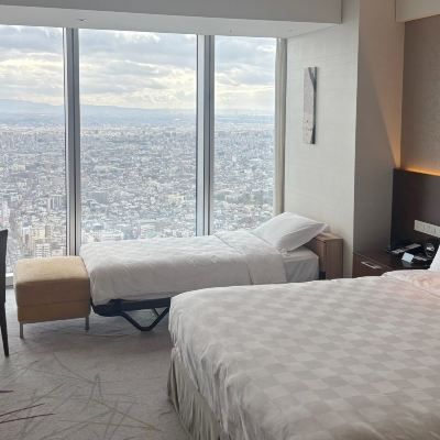 連通雙人床和雙床 - 帶加床 大阪萬豪酒店優惠