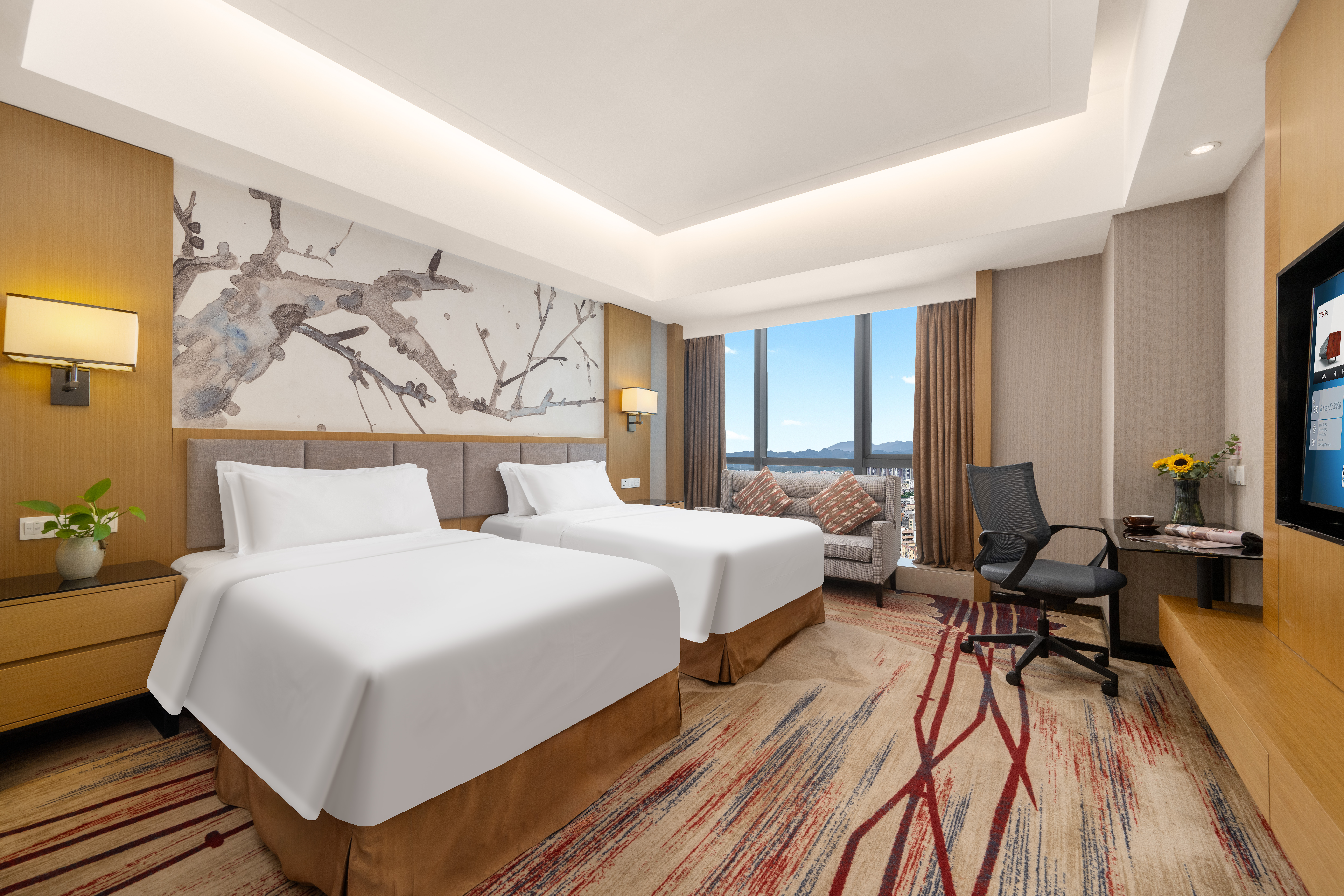 美思双床房（休闲办公+高品床垫+静谧空间）