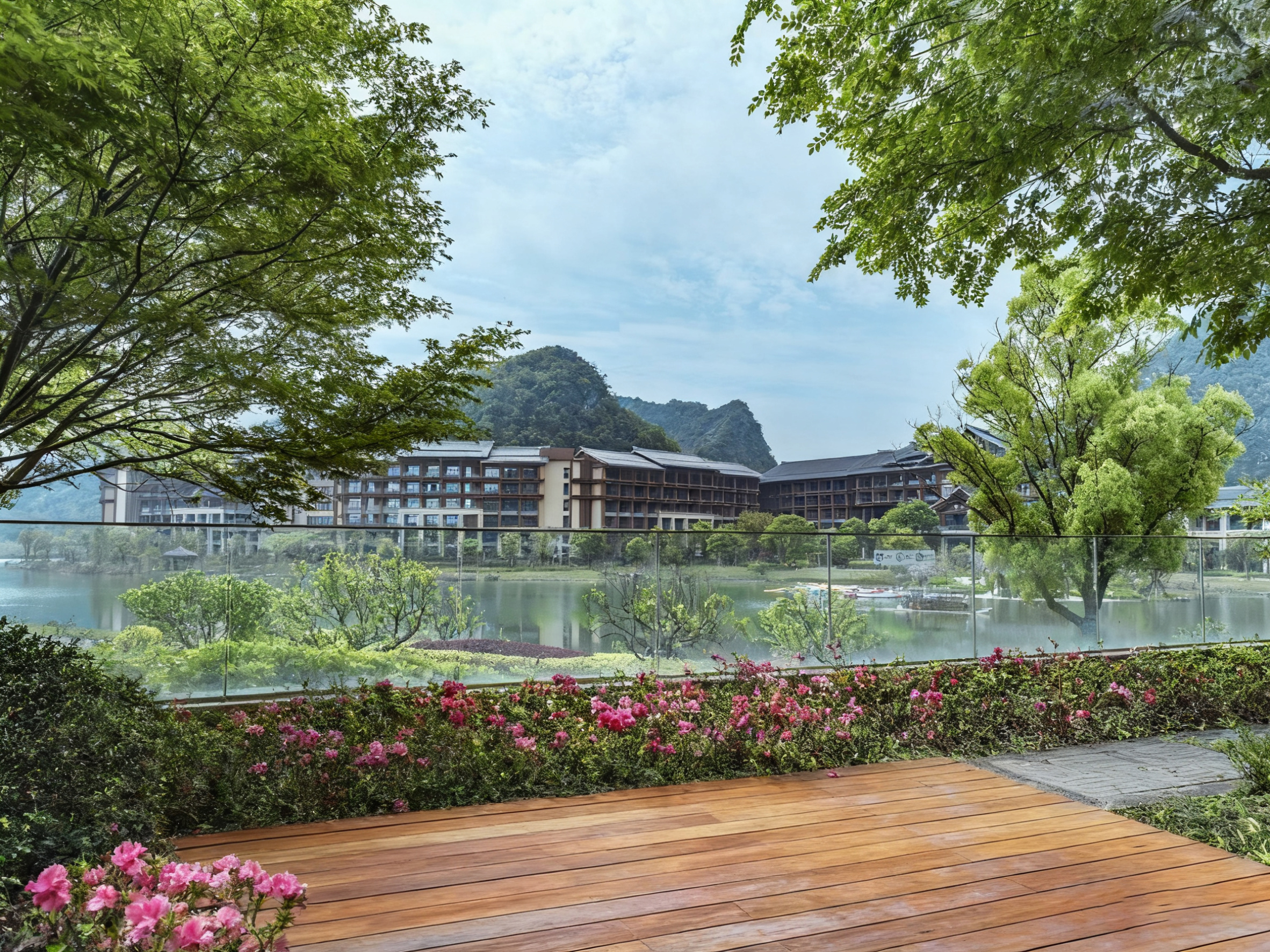 全景露台复式庭院双卧别墅