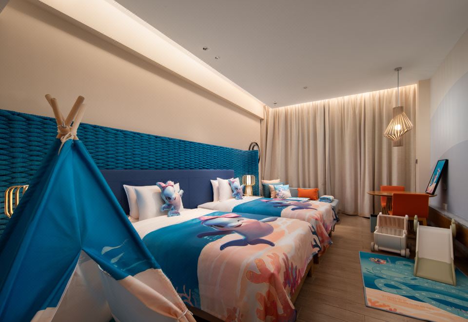 海豚靈寶兒雙床房