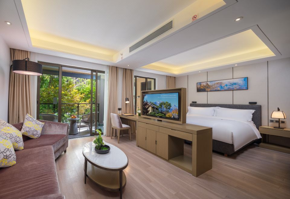 靜謐園景大床房