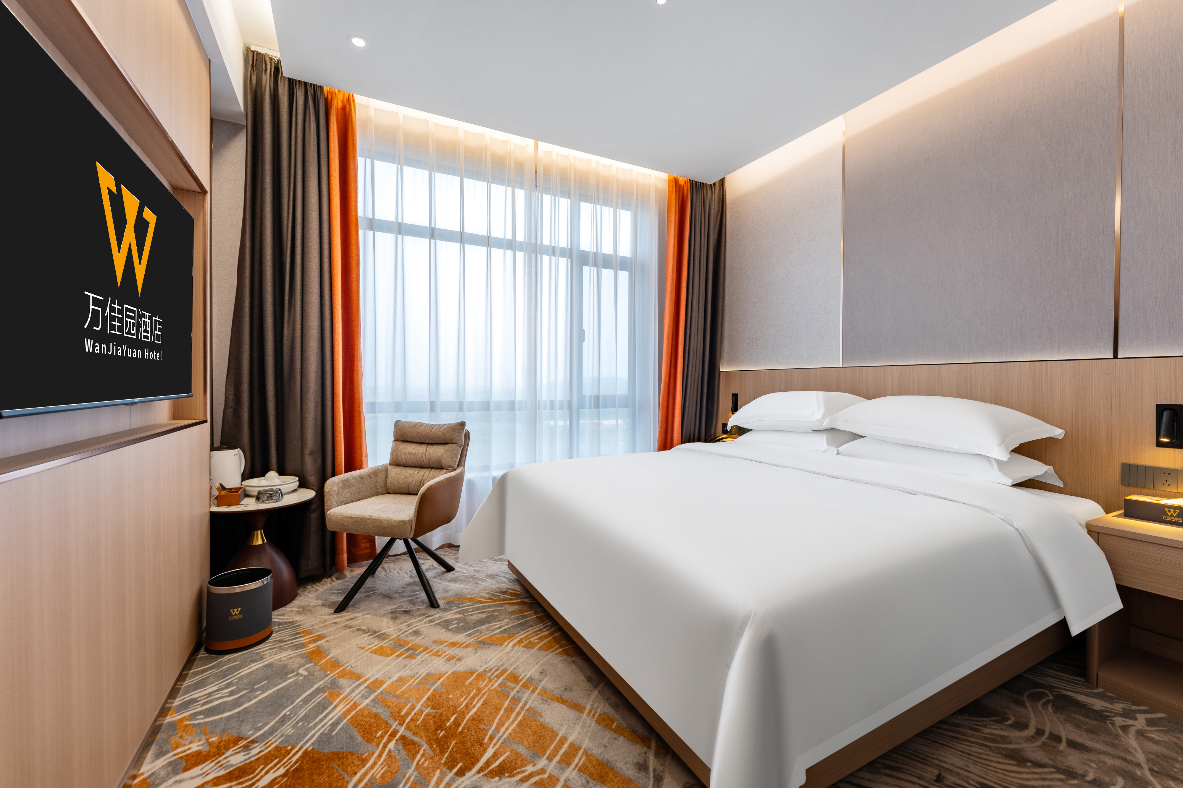 特惠景观大床房（舒适床品+智能窗帘 +隔音玻璃+落地城景）