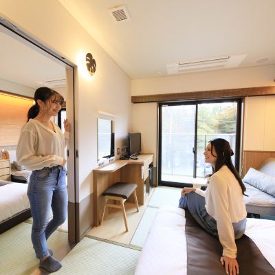 モダンコネクティング和室 草津温泉 和える宿高松 クーポン