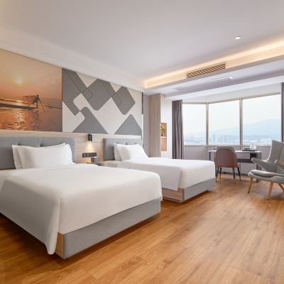 智享雙床房【智能客控+賽諾透氣枕+深睡床墊+闊景觀】 非繁城品酒店·新會步行街店優惠