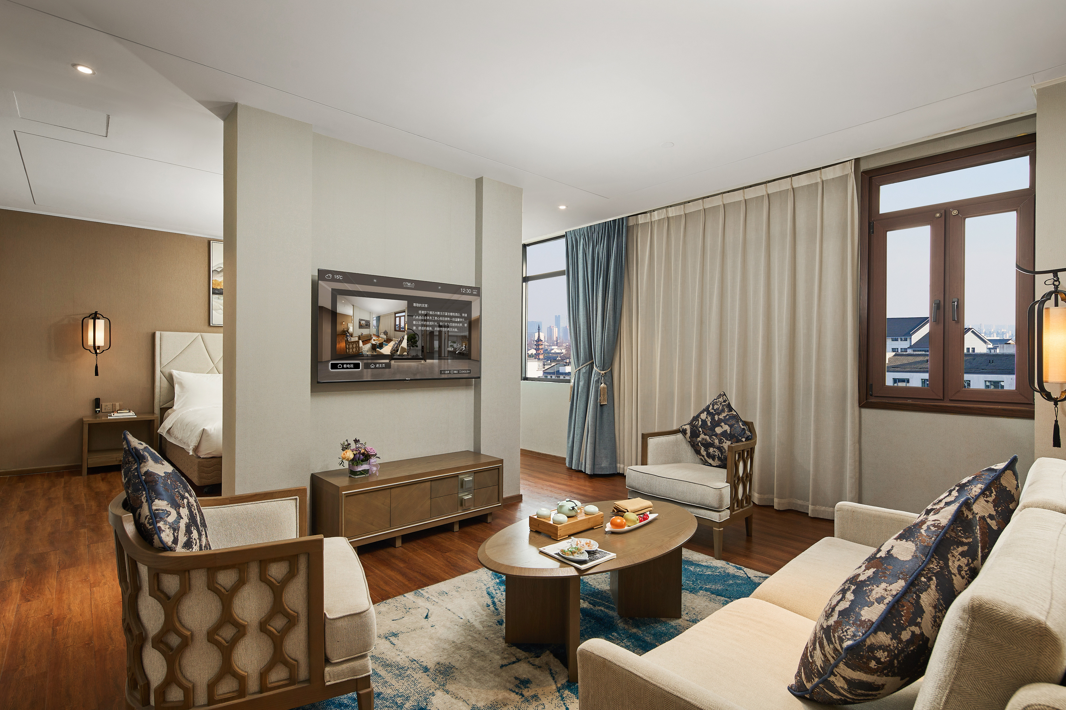 Arula·富宫檀程套房（可投屏液晶电视）