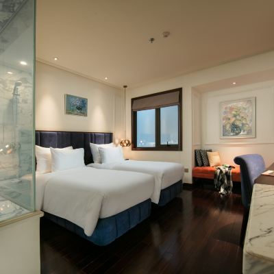 高級房，帶內窗 - 2 張單人床 河內安納托爾飯店優惠