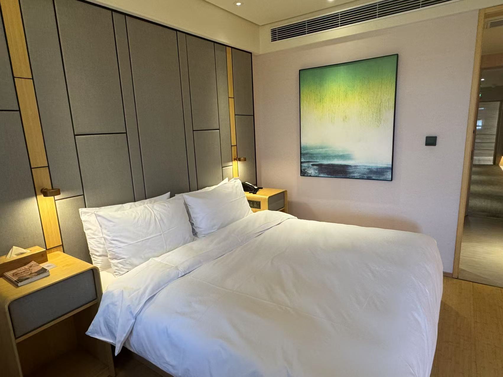 商务大床房（梦百合零压床垫+65寸电视可投屏）